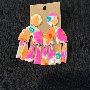 New Lightweight Polymer Clay  Earrings